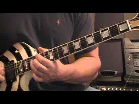 Crazy guitar solo lesson. Reg/slow. Aerosmith. - YouTube