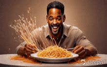 Will Smith Eating Spaghetti Ai GIF - Will smith eating spaghetti Will ...