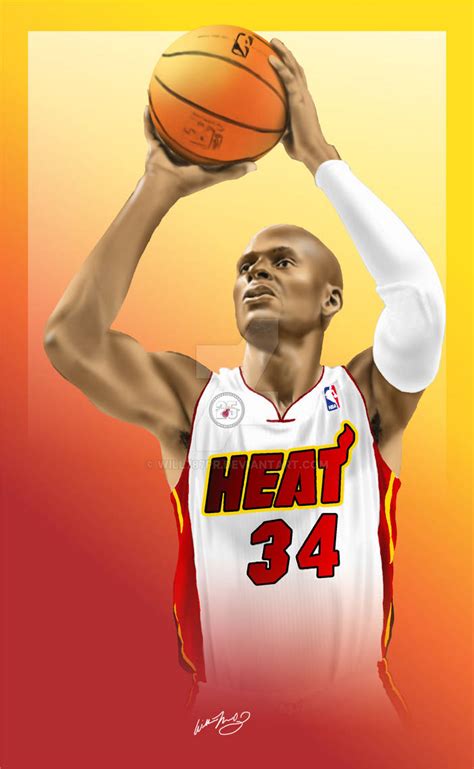 Ray Allen MIAMI HEAT by will787pr on DeviantArt