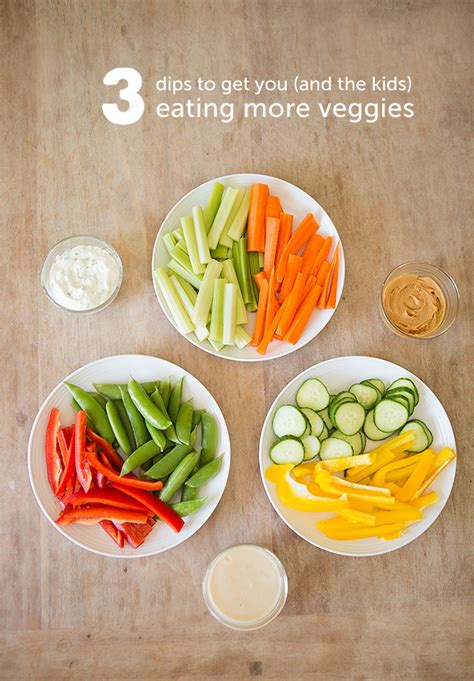 {In the Kitchen} Three Dips to Get Kids to Eat More Vegetables - Modern Parents Messy Kids