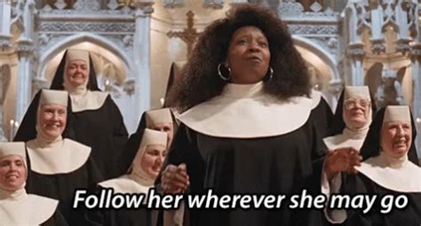 Sister Act Whoopi GIF - SisterAct Whoopi Follow - Discover & Share GIFs