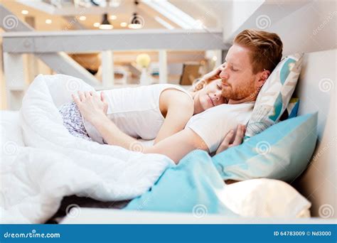 Beautiful Couple Romance in Bed Stock Image - Image of passionate, desire: 64783009