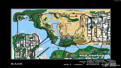 GTA Vice City style map