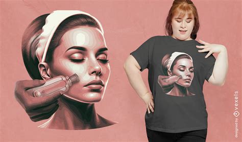 Skincare T-shirt Design Vector Download