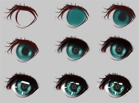 How To Draw Eyes Step By Step Anime at Drawing Tutorials