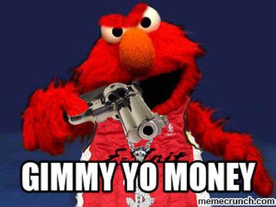 Gangster Elmo | Elmo memes, Funny spongebob memes, Elmo