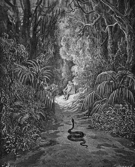 Adam And Eve And Snake Serpent by Vintage Images in 2021 | Gustave dore, Art, Adam and eve