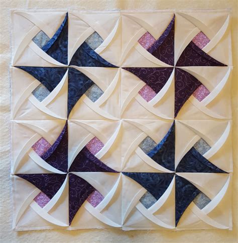 Pinwheel Surprise Quilt Block Pattern Origami