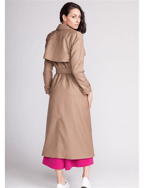 Patron couture Manteau trench Isla - PDF - Patron de couture Wissew Trench Coat Pattern, Coat ...