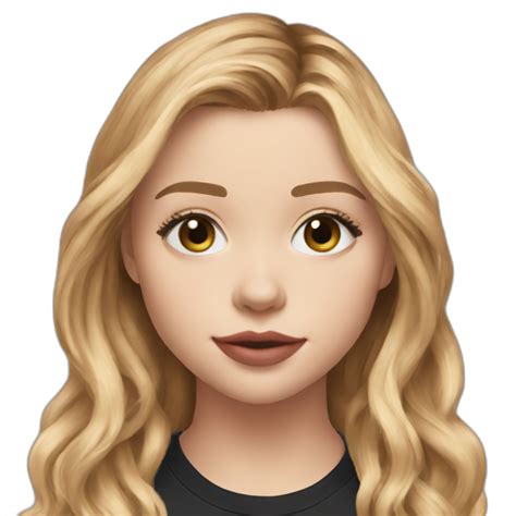 Chloë Grace Moretz serious | AI Emoji Generator