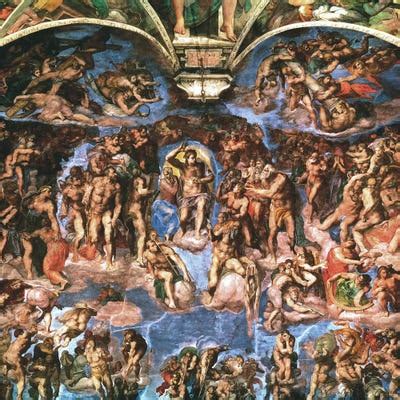 Sistine Chapel: The Last Judgement (Detail Of U... | Michelangelo | iCanvas