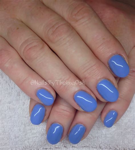 Beautiful soft blueish purple gel manicure! / @NailsByThelmaOsk Purple Gel Nails, Gel Manicure ...