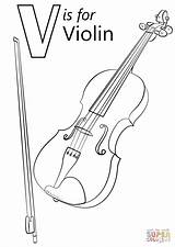 Violin Coloring Pages sketch template