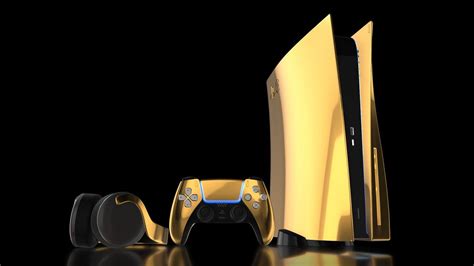 This British company is selling a 24-Carat gold plated Sony Playstation 5 set for $11,000 ...