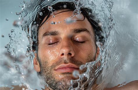 AI generated Man encircled by water splash 40561921 Stock Photo at Vecteezy