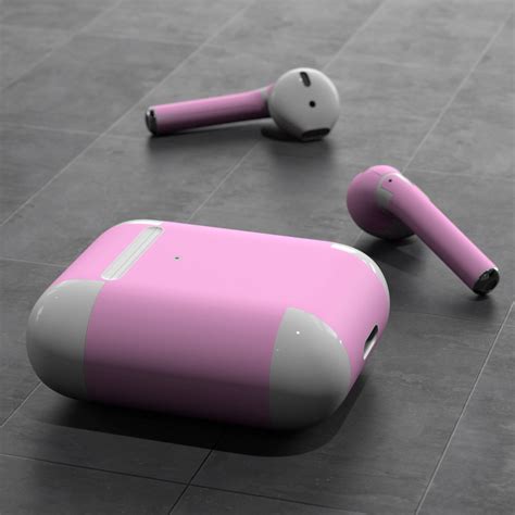 Solid State Pink Apple AirPods Skin | iStyles