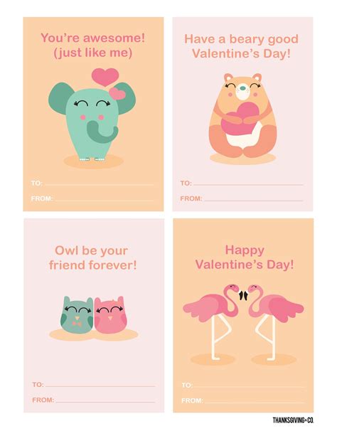 3 free printable Valentine's Day cards perfect for kids to share at ...