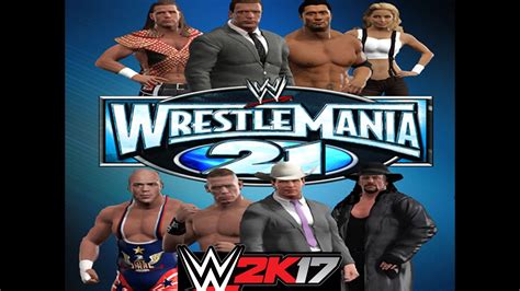 WWE 2K17 Wrestlemania 21 Highlights - YouTube