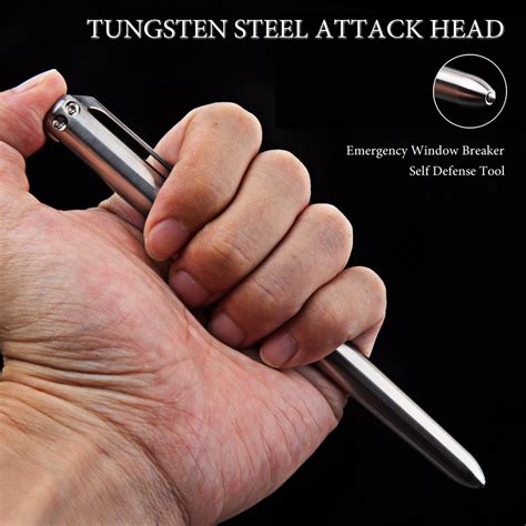 Self Defense Pen - High Quality 2-IN-1 Titanium Tactical Fountain Pens ...