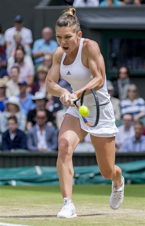 Simona Halep - Wimbledon Tennis Championships in London - Quarterfinals ...