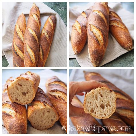 Sourdough Baguette - BAKE WITH PAWS