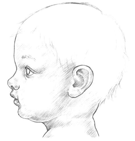 How to draw a child's face6 (574x600, 118Kb) | Portrait drawing, Drawing techniques, Cool drawings