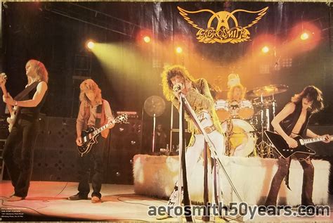 1978 Official Live Group Shot. One Stop Posters – Aerosmith