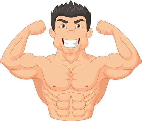 11,593 Cartoon muscle man Vector Images, Cartoon muscle man ...