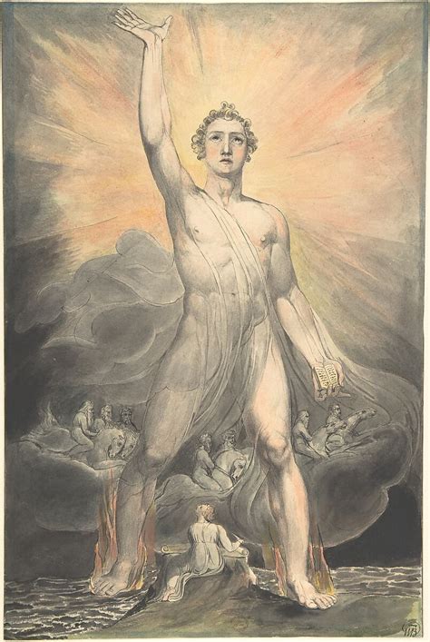 William Blake | Angel of the Revelation (Book of Revelation, chapter 10) | The Metropolitan ...