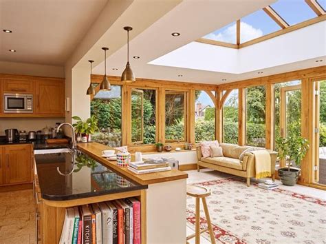 Light-Filled Oak Orangery - Build It | Garden room extensions, Kitchen ...