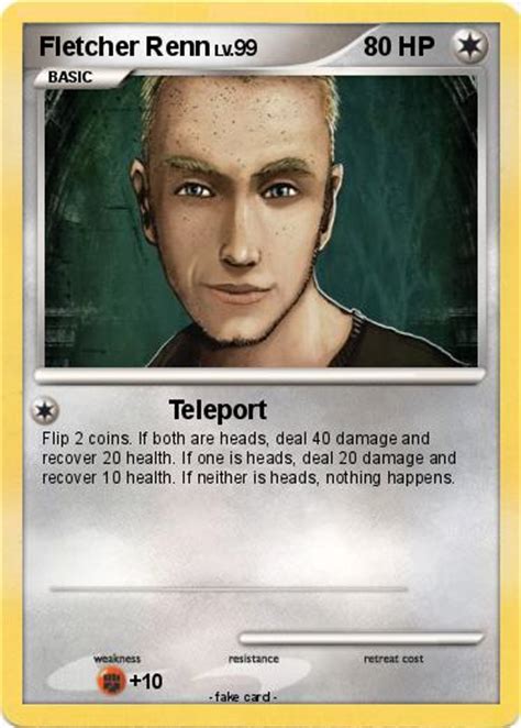 Pokémon Fletcher Renn 1 1 - Teleport - My Pokemon Card