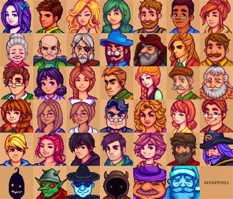 Wanted to share my new portrait mod set in celebration of the multiplayer update! : r/StardewValley