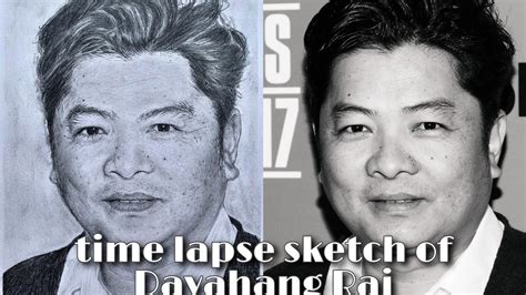 Time lapse sketch of Dayahang Rai- dayahang rai's best comedy scenes ...