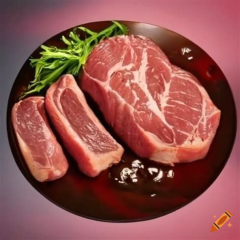Delicious pork prego steak