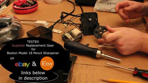 How To Fix a Boston Model 18 Pencil Sharpener (Gear Replacement) - YouTube