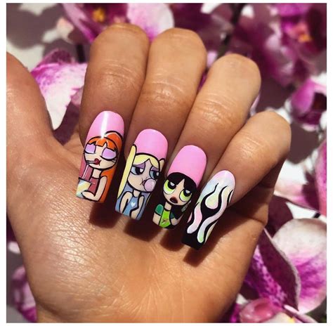 Powerpuff Girls Nails Book Nail Art Nail Art Nail Designs | My XXX Hot Girl