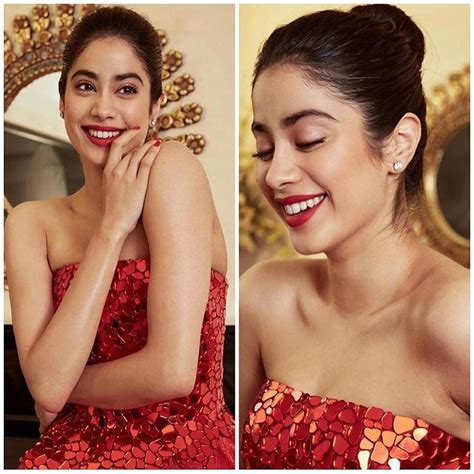 Janhvi Kapoor look Diva in Red Gown at Zee Cine Awards: Recreate Subtle ...