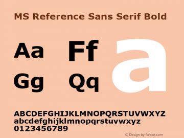 Microsoft sans serif bold - framepilot