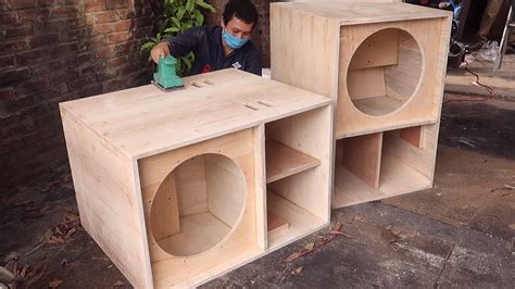 Diy Handmade Super Subwoofer 18 Nice Speaker Cabinet Design You