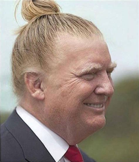 Donald Trump Trades His Comb-Over for a Man Bun?!