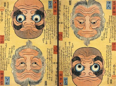 Kuniyoshi-1852-joge-e-bothperspect - 上下絵 - Wikipedia | Kuniyoshi, Two face illustration, Face ...