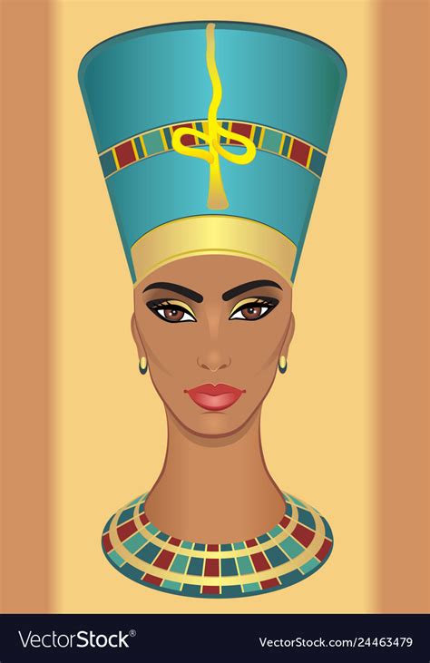 Nefertiti Royalty Free Vector Image - VectorStock