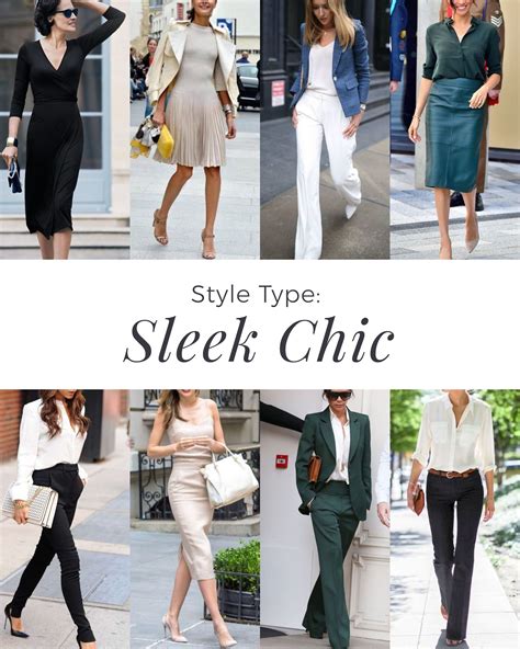 Style Type: Sleek Chic | Sleek fashion, Chic clothing style, Chic outfits