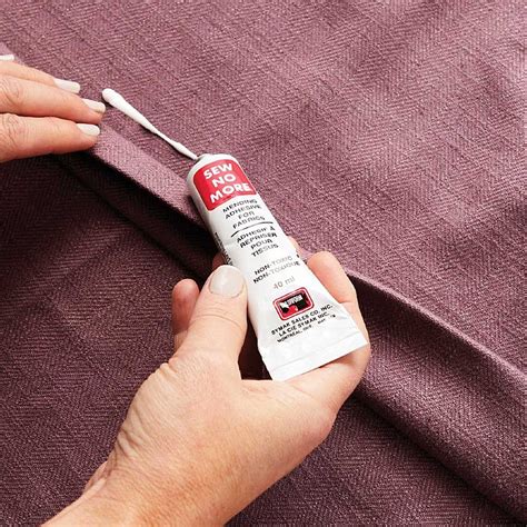 Sew No More! Permanent, invisible fabric glue, long-lasting!