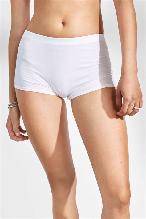 White Micro Modal Boxers for women - Bread & Boxers