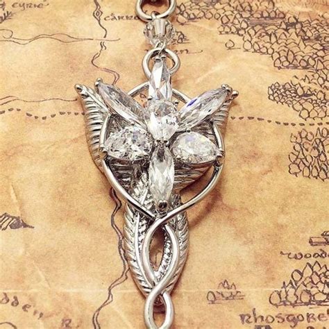 Arwen Necklace Evenstar Pendant Necklace of Arwen Elvish Queen - Etsy