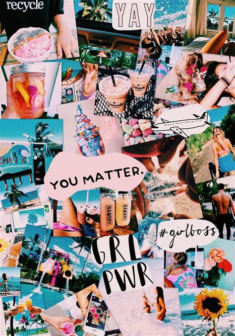 Aesthetic Summer Collage, Cute Tumblr Collage HD phone wallpaper | Pxfuel