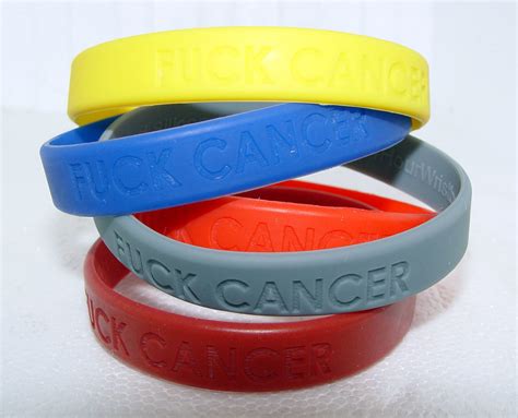 Fuck Cancer Bracelets | Erica came up with the idea, but we … | Flickr