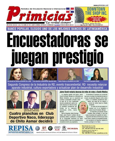 Primicias 963 by Primicias Periodico - Issuu