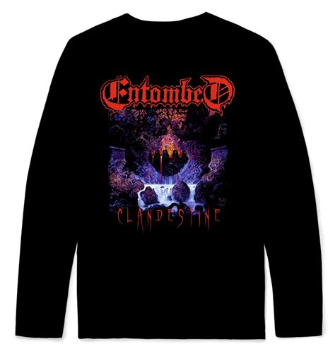 Entombed Clandestine Longsleeve T-Shirt – Metal & Rock T-shirts and Accessories